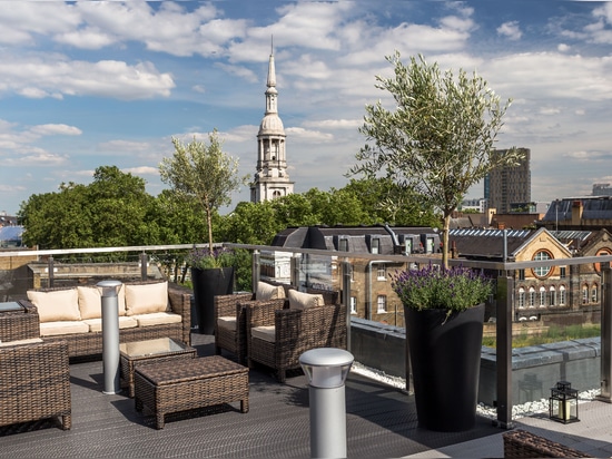 Barre Shoreditch de terrasse de ciel