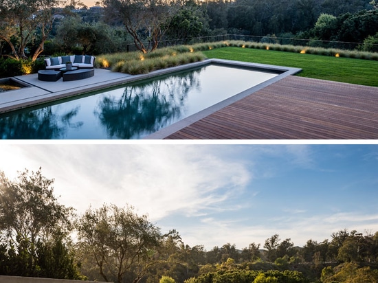 Cette nouvelle maison remplie de lumière embrasse son esthétique contemporain de la Californie