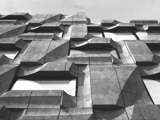 reimagines d'architectes de batay-csorba le bâtiment de béton préfabriqué à Toronto