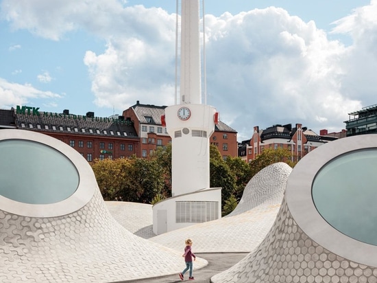 le Musée d'Art souterrain “rex d'AMOs” transforme la place de Helsinki en paysage des lucarnes