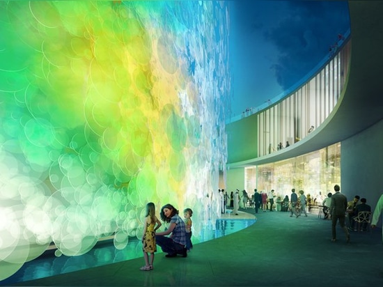 le cocksedge de Paul conçoit le pavillon vivant “impossible” d'aquarelle pour l'expo Dubaï 2020