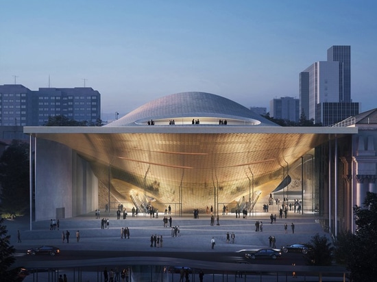 architectes de hadid de zaha pour construire la salle de concert philharmonique inspirée par soundwave en Russie