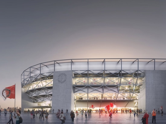 OMA dévoile des plans pour le plus grand stade de football aux Pays-Bas