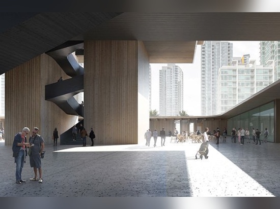 la galerie d'art de Vancouver dévoile le herzog et la conception finale de meuron's pour le nouveau bâtiment