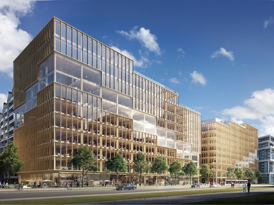 3XN concevra le plus haut immeuble de bureaux en bois au Canada