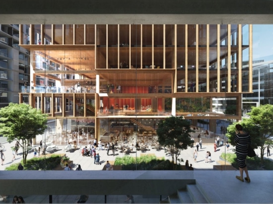 3XN concevra le plus haut immeuble de bureaux en bois au Canada