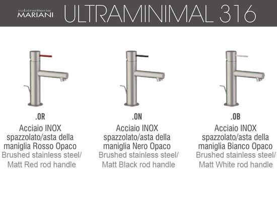 ULTRAMINIMAL 316 par Rubinetterie Mariani