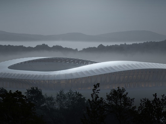 Le stade de football tout-temps de Zaha Hadid Architects à Stroud obtient l'approbation du conseil municipal