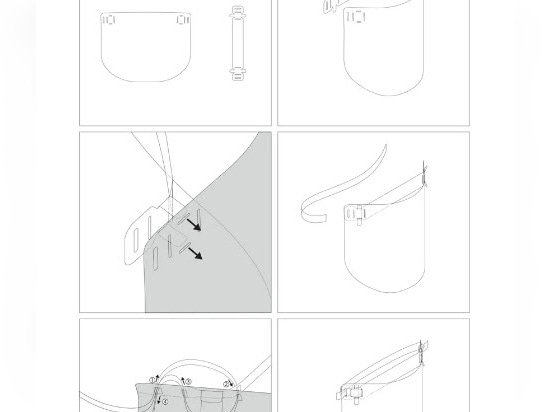 Foster + Partners partage un modèle de visière réutilisable pour aider à la lutte contre COVID-19