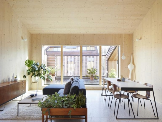 Les appartements de Peckham Rye de Tikari Works sont dotés d'un intérieur en bois apaisant