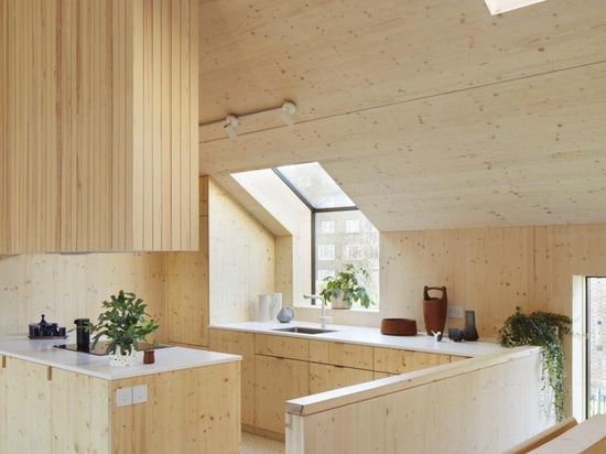 Les appartements de Peckham Rye de Tikari Works sont dotés d'un intérieur en bois apaisant