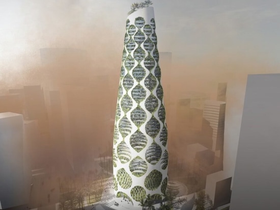 Les architectes imaginent un gratte-ciel vert alimenté par l'énergie solaire