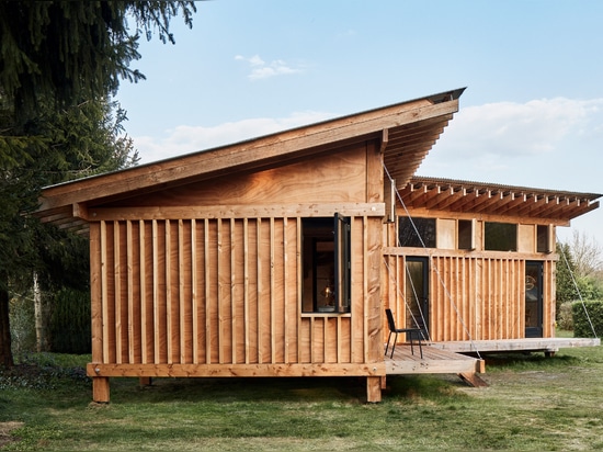 Crafted Works expose la structure en bois de toute une cabane aux Pays-Bas