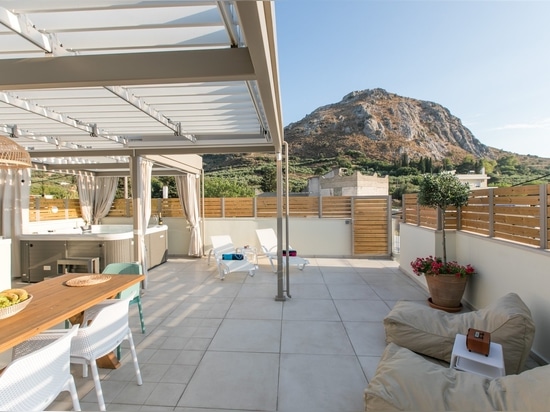 Terrasse de rêve sur le toit avec pergola bioclimatique Cospilouvre