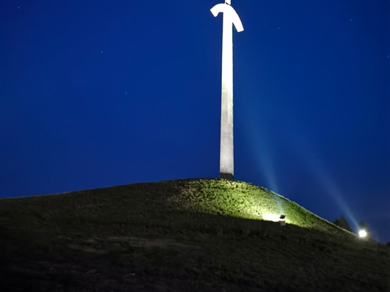 Conception de l'éclairage des monuments : le Mémorial des partisans lituaniens