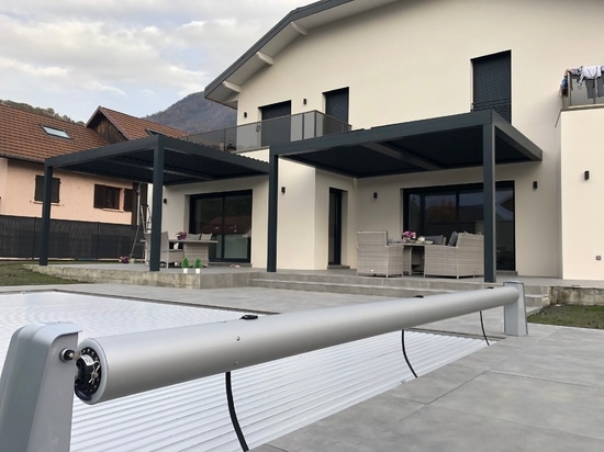 Pergolas bioclimatiques CospiBio dans une résidence à Albertville-France