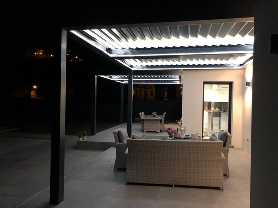 Pergolas bioclimatiques dans une résidence à Albertville-France