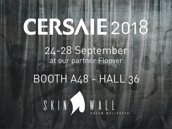 Papier peint rêveur de Skinwall : le nouveau vinyle tissé vous stupéfiera chez Cersaie 2018