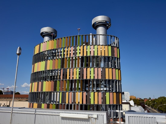 Un surprenant brise-soleil pour la nouvelle centrale de cogénération de Bologne