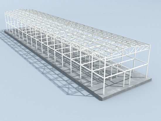 système 400- : Structures soudées en aluminium avec assemblage sur projet personnalisé.