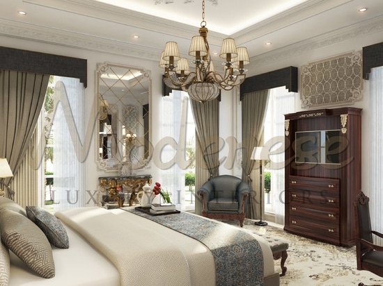 Superbe conception de chambre pour un manoir luxueux au Maroc