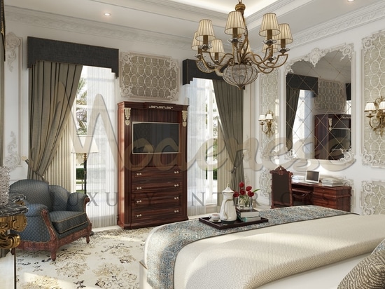 Superbe conception de chambre pour un manoir luxueux au Maroc