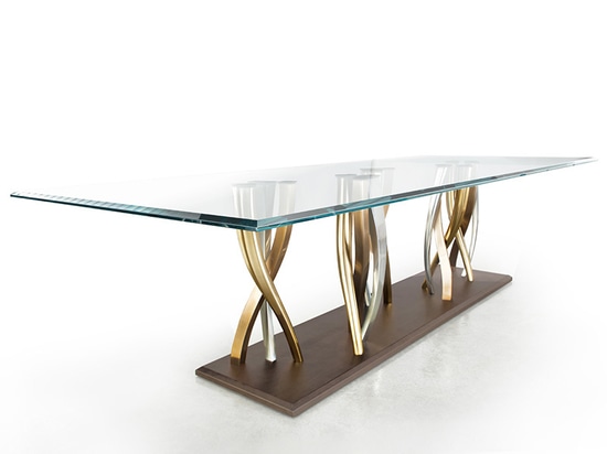 NEW IL PEZZO 8 GLASS TABLE by Il Pezzo Mancante