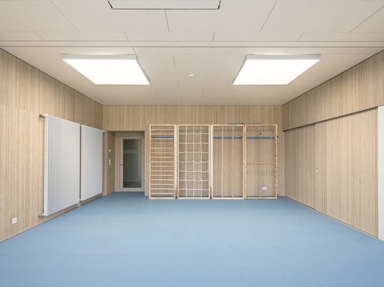 Nouveau bâtiment scolaire et salle de sport / Rykart Architekten AG