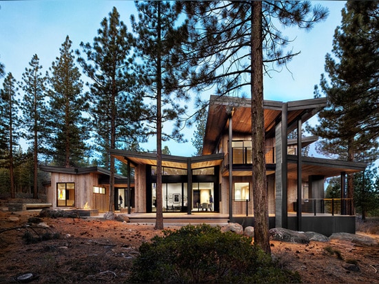 conception sagemodern une nouvelle maison contemporaine rustique dans Lake Tahoe