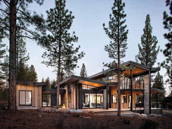 conception sagemodern une nouvelle maison contemporaine rustique dans Lake Tahoe