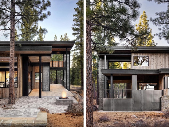 conception sagemodern une nouvelle maison contemporaine rustique dans Lake Tahoe