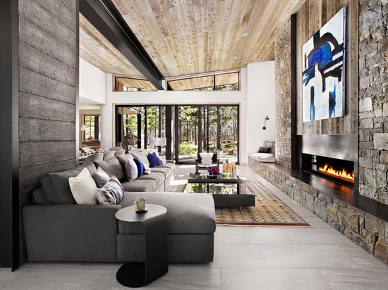 conception sagemodern une nouvelle maison contemporaine rustique dans Lake Tahoe