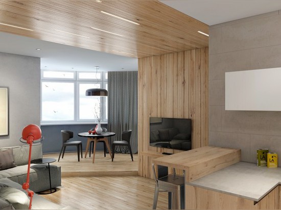 Deux beaux appartements comportant le panneautage en bois