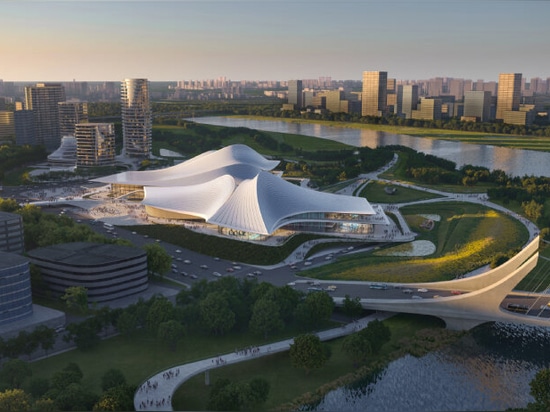 Zaha Hadid Architects va concevoir le centre culturel et artistique de la rivière Cao'e de Zhejiang à Shaoxing, en Chine