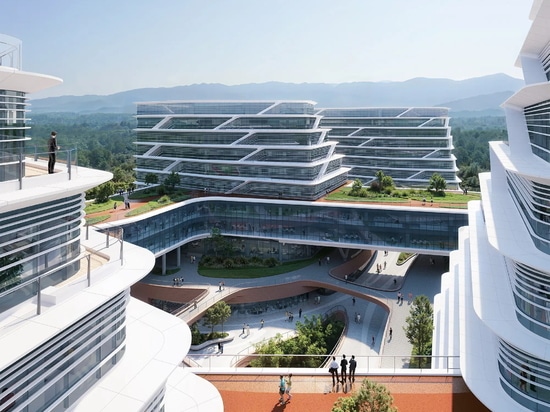 Le jardin urbain vertical de la CAA, "North-Yard", qui incarne l'essence du futurisme oriental, est presque achevé au pied de la Montagne de l'Ouest de Pékin