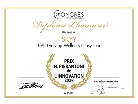 SKYY remporte le Prix Pierantoni de l’Innovation pour son “Evolving Wellness Ecosystem”