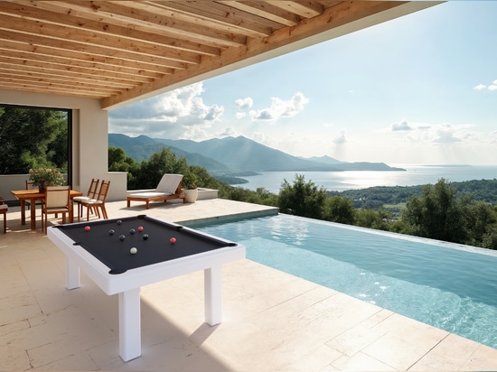 L’élégance du jeu en plein air avec le billard Bubbly Outdoor.
