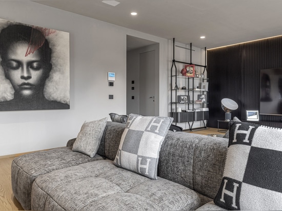 Technologie intelligente et design AVE pour un appartement contemporain