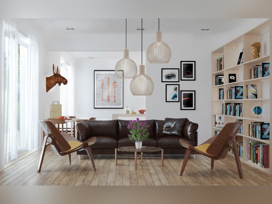 3 beaux intérieurs scandinaves de modèle