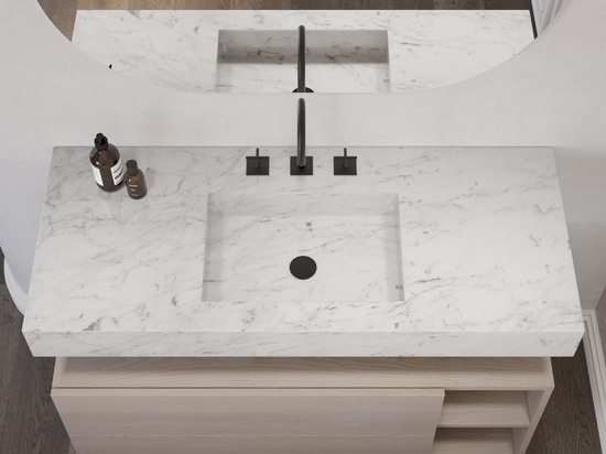 Andromeda Slim Marble Simple Wall-Mounted Basin