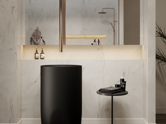 Delta avec robinet de plafond