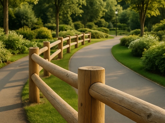 Aménagement espaces verts et urbains en rondins de bois