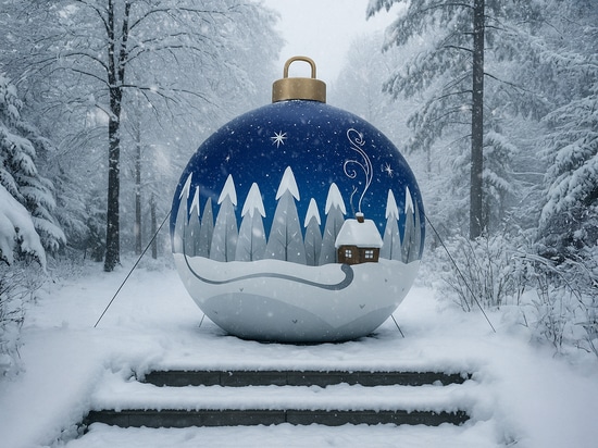 Décorations pour Noël : Figurines gonflables XXL