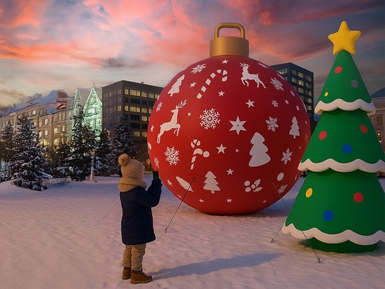 Décorations pour Noël : Figurines gonflables XXL