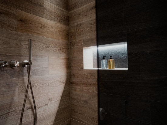 Photo de la salle de bain copyright Mostesi Dolomites Spa Hotel