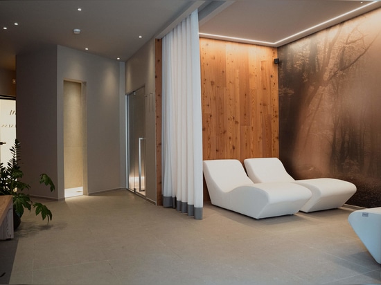 Photo de l'espace spa et bien-être copyright Mostesi Dolomites Spa Hotel