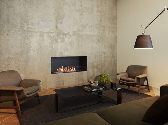 EcoSmart Fire insert de cheminée au bioéthanol à l'intérieur