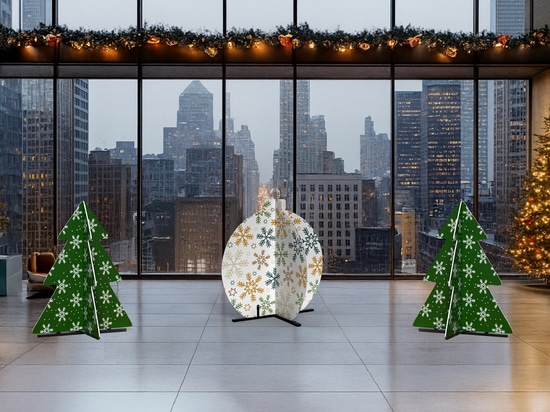 Boule à neige et décorations en Dibond : décorations de Noël belles et modernes pour l'intérieur