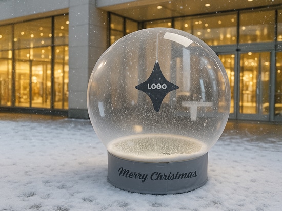 Boule à neige et décorations en Dibond : décorations de Noël belles et modernes pour l'intérieur