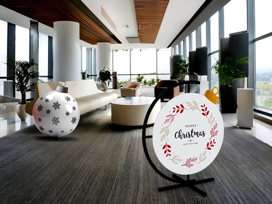 Boule à neige et décorations en Dibond : décorations de Noël belles et modernes pour l'intérieur